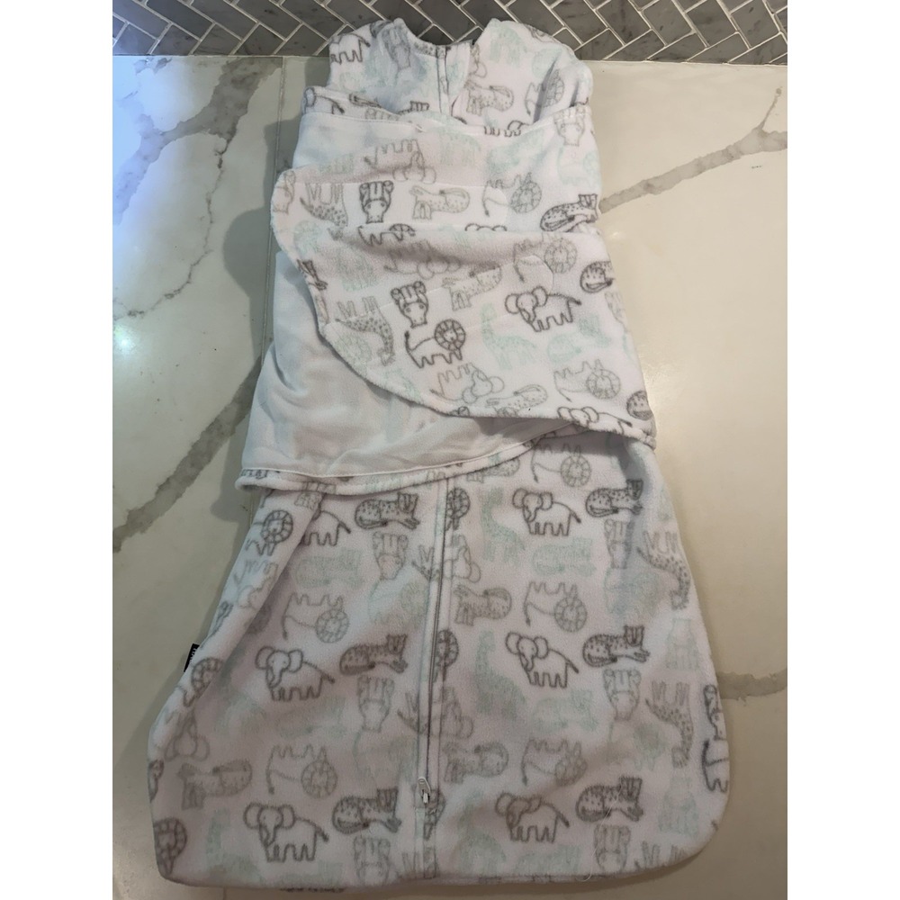 Halo Fleece Sleepsack Swaddles Small 3-6 Months Safari Animals Wild Tiger